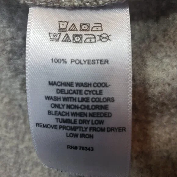 Grove & Hollow Men's Large L Zippered Pullover Sweater Long Sleeve Beige / A254 - Picture 8 of 8